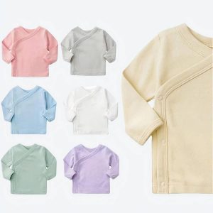 Gilet 100% coton pour bébé 1 à 6 mois