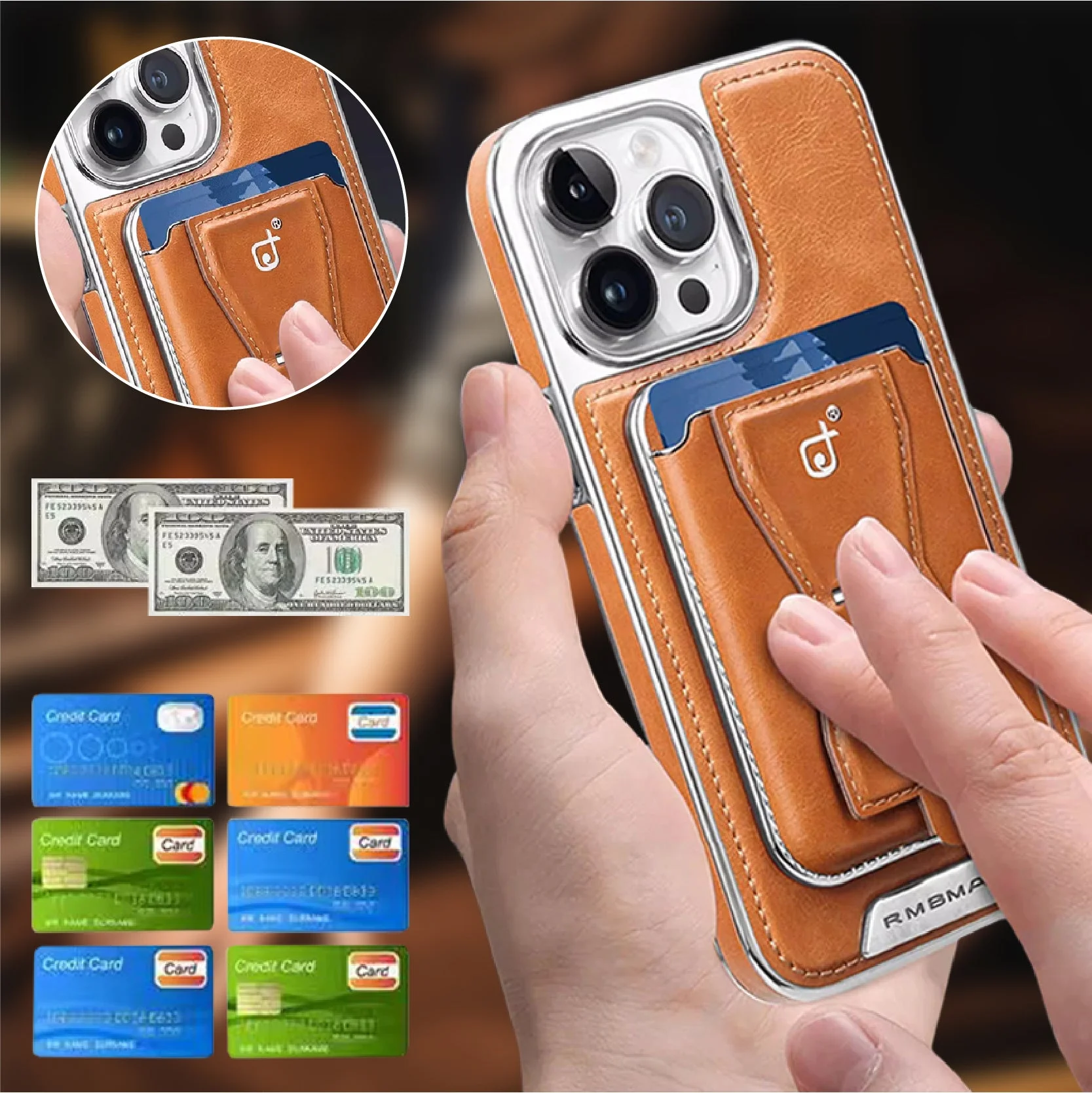 Avelio™ | Étui Luxe en Cuir Naturel – Image 3