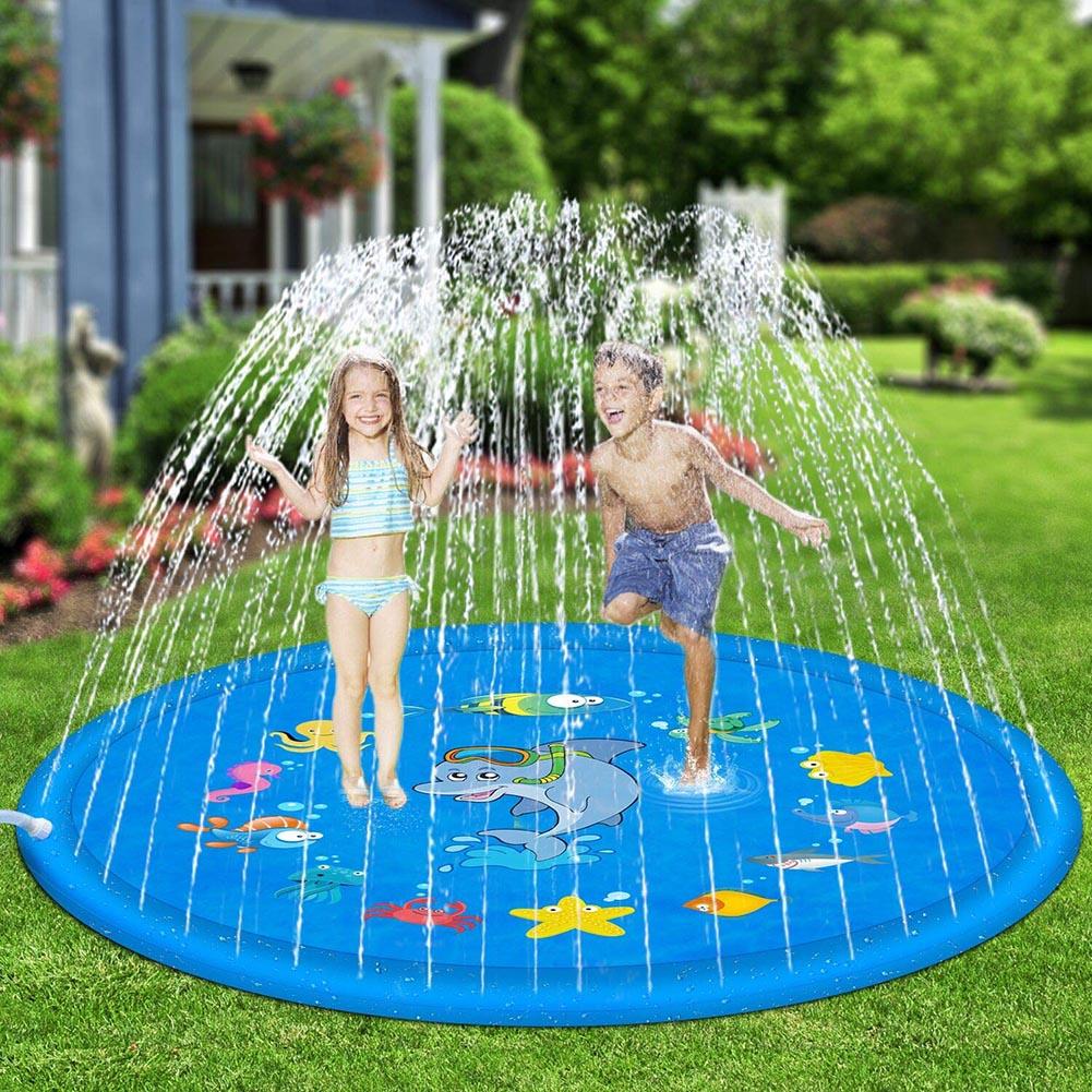 Tapis à Jet D’eau - Tapis de pulvérisation d'eau extérieur gonflable – Image 3