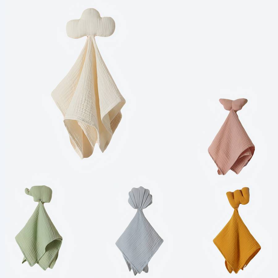 Doudou bébé mignon en coton pour filles et garçons – Image 2