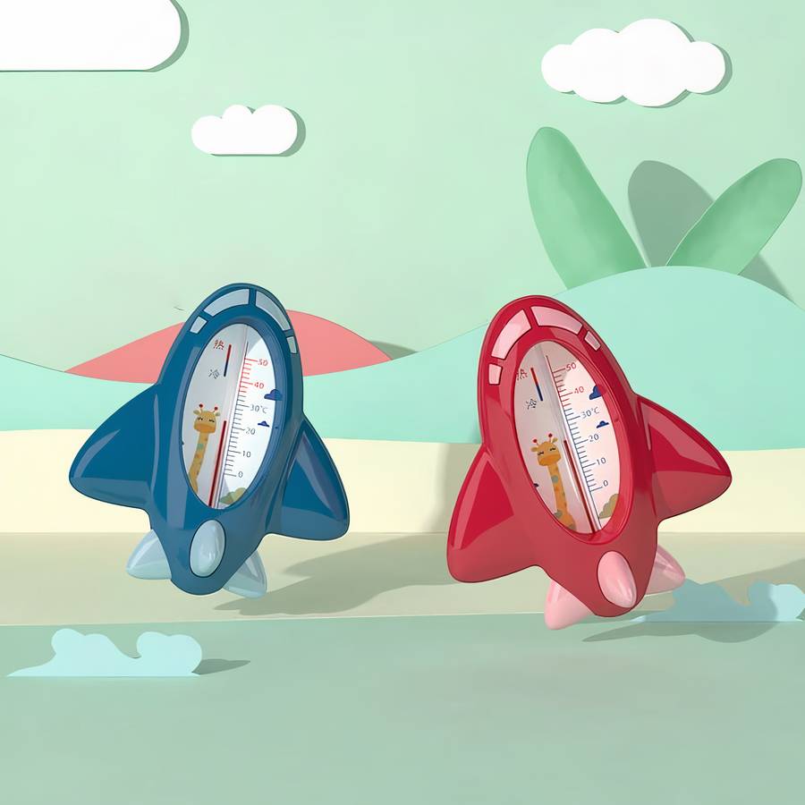 Thermomètre d’eau de bain en forme d’avion pour bébé – Image 3