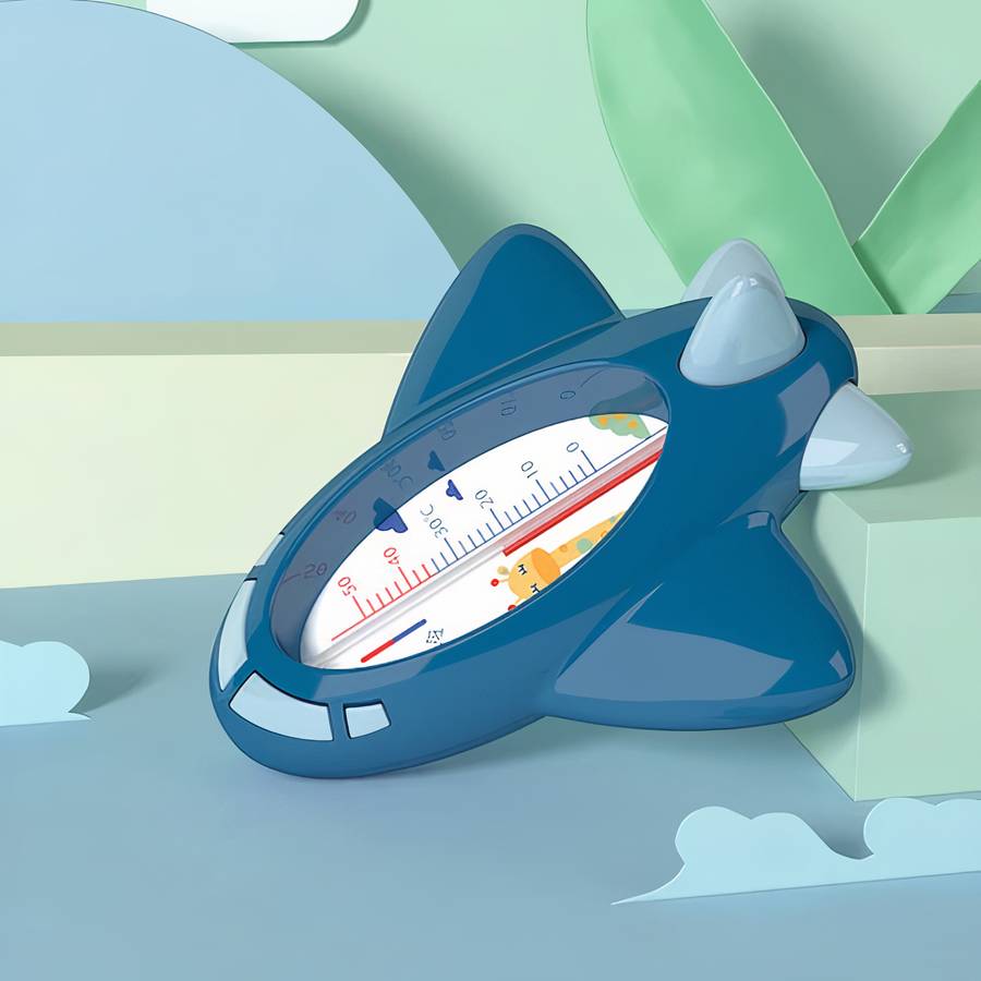 Thermomètre d’eau de bain en forme d’avion pour bébé – Image 9