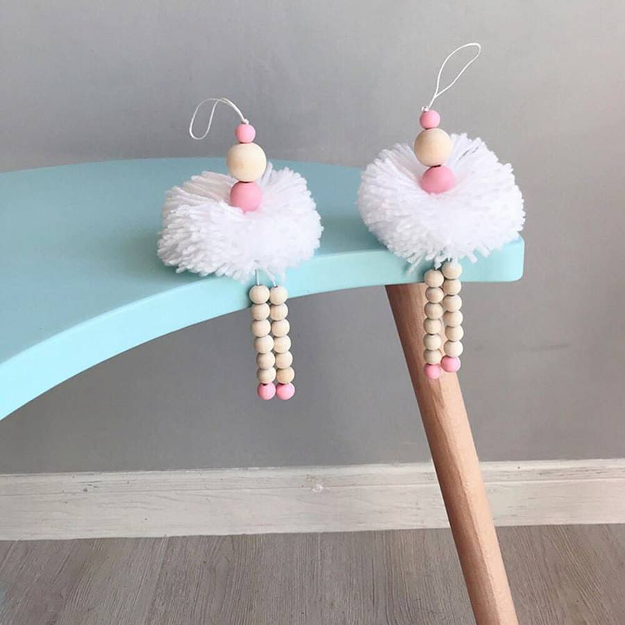 Décoration murale en perle de bois – Image 7