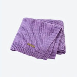 Couverture tricotée et décontractée pour bébé