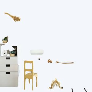 Autocollants muraux à motif nuage