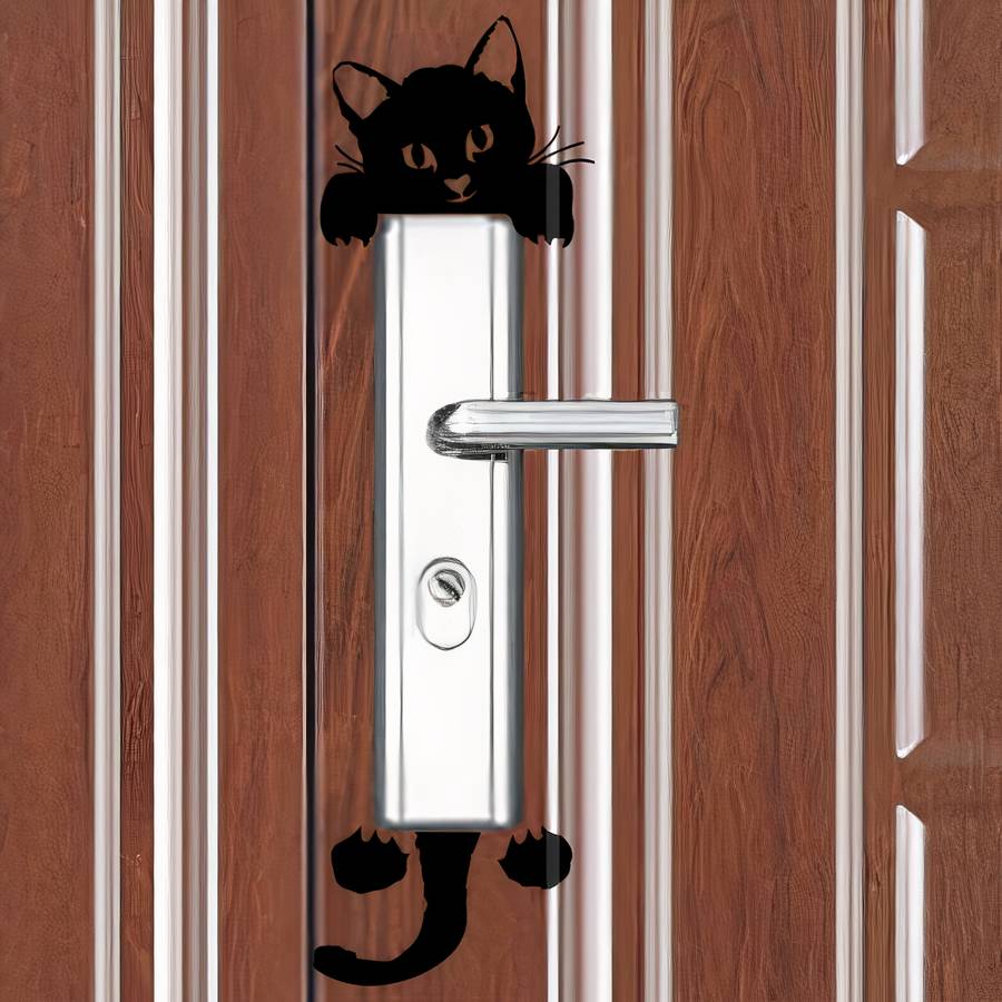 Autocollants de décoration mignons en forme de chat – Image 5