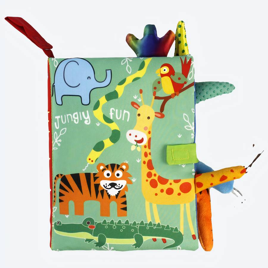 Livre en tissu interactif pour bébé de 0 à 36 mois – Image 8