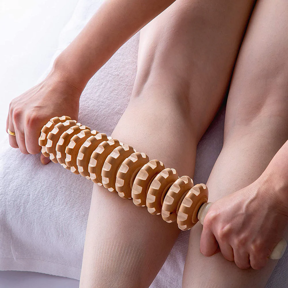 Rouleau de massage relaxant en bois de qualité supérieure – Image 5