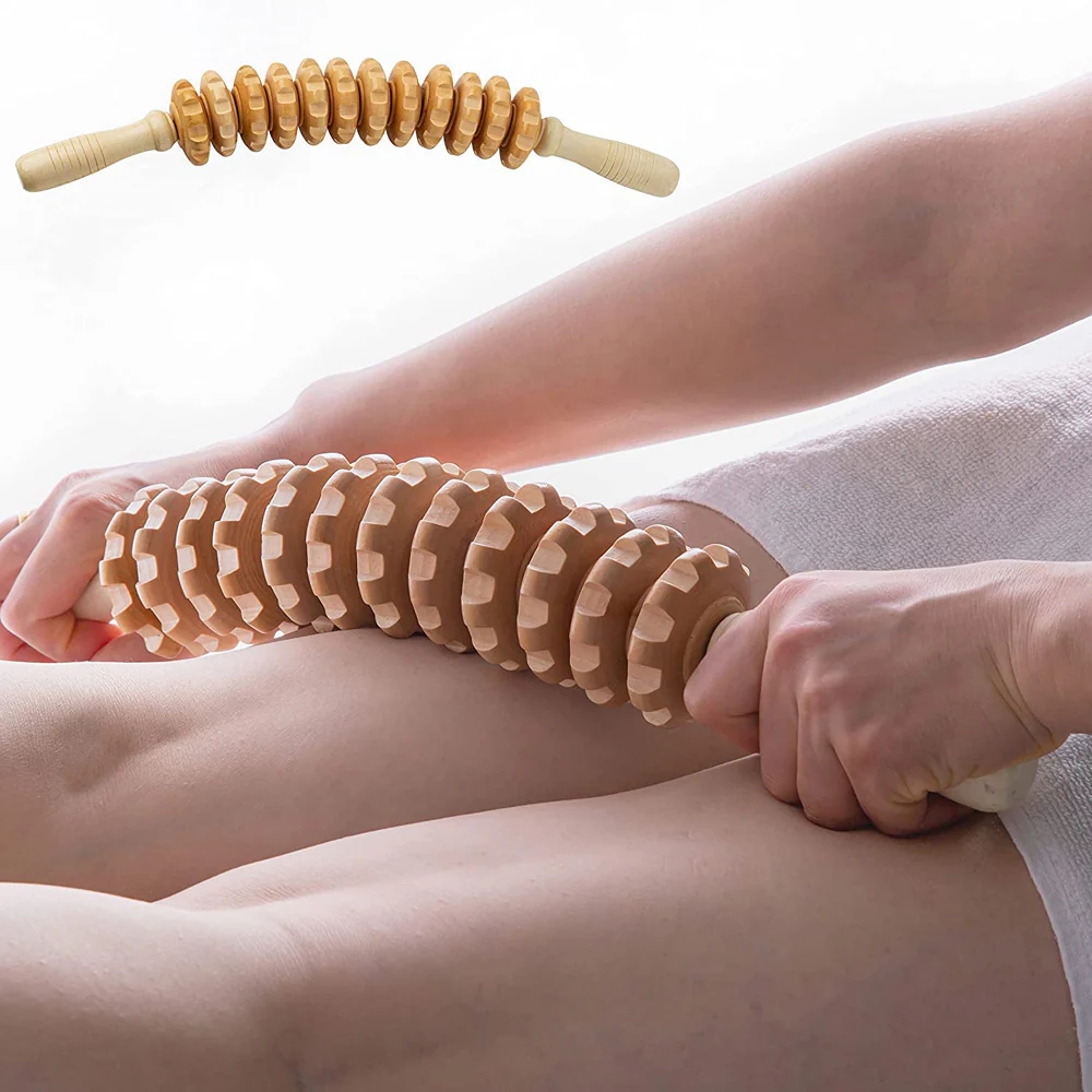 Rouleau de massage relaxant en bois de qualité supérieure – Image 8