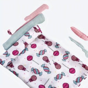 Couverture en mousseline avec 2 couches de gaze de bambou pour bébé