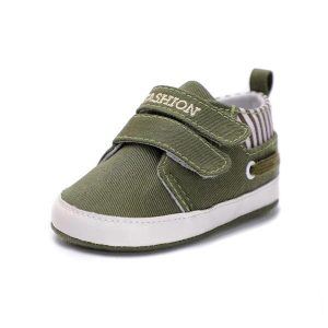 Baskets basse motifs lignés à scratchs