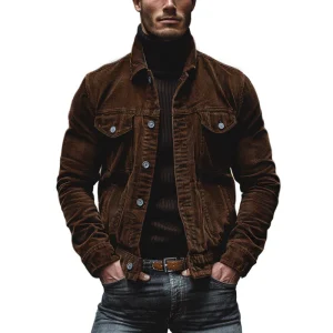 Heren™ | Veste Retro Corduroy - Homme