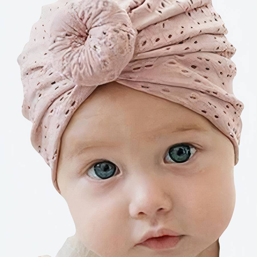 Turban mignon pour petite fille – Image 2