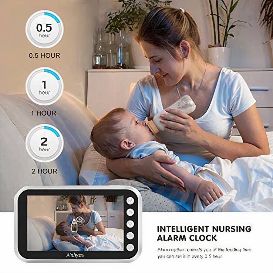 Babyphone vidéo sans fil avec écran en couleur – Image 3