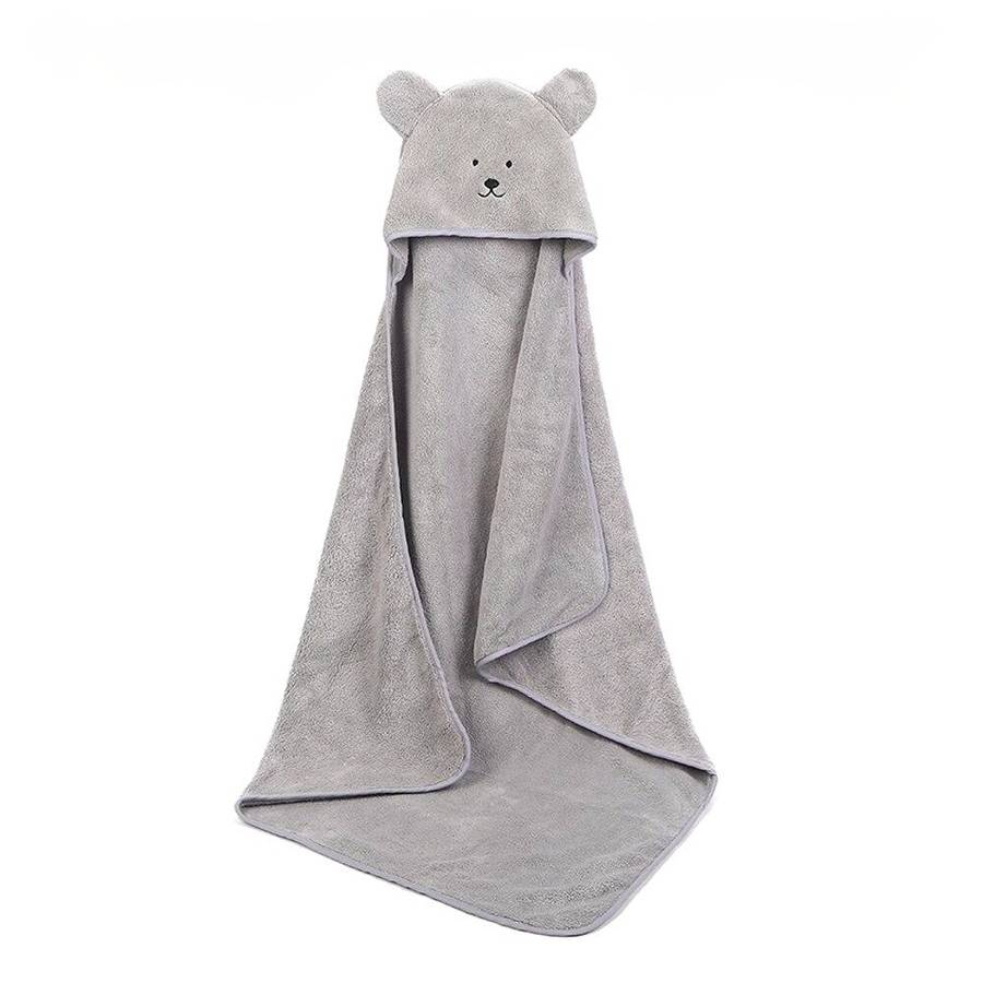 Serviette de bain avec jolis motifs de dessins animés pour bébé – Image 8
