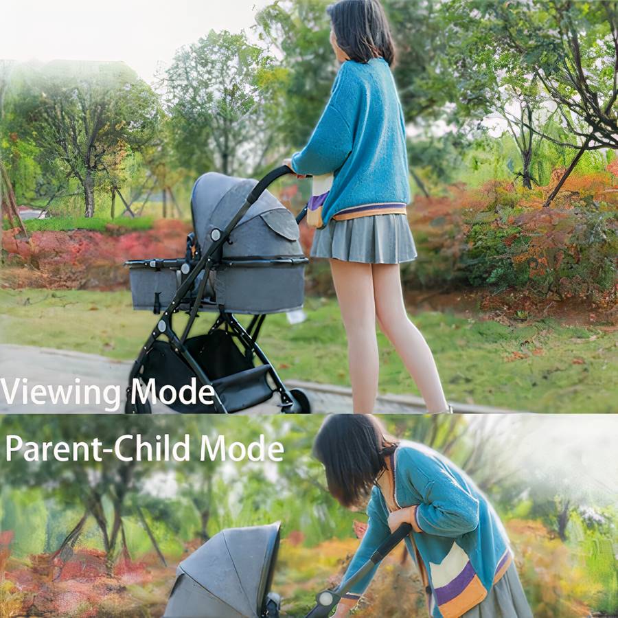 Poussette de paysage haute pliable – Image 3