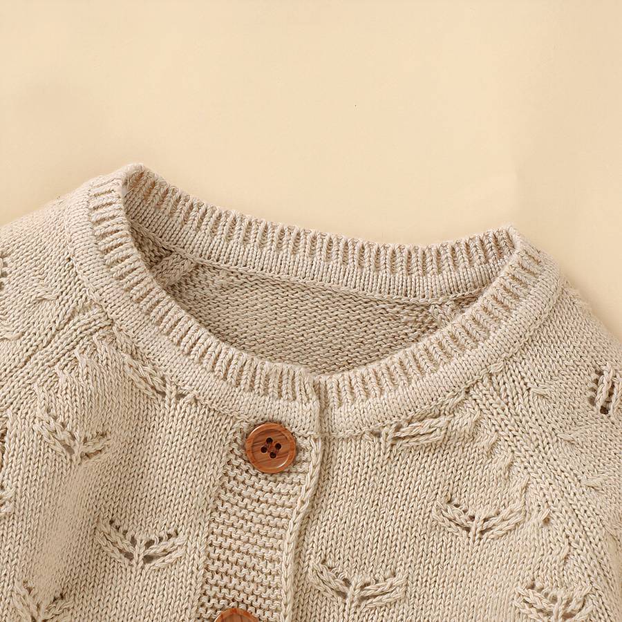 Barboteuse tricotée 100% coton pour bébé – Image 4