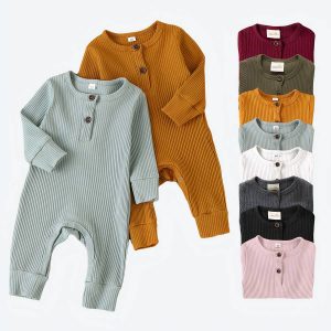 Barboteuse en coton pour nouveau-né