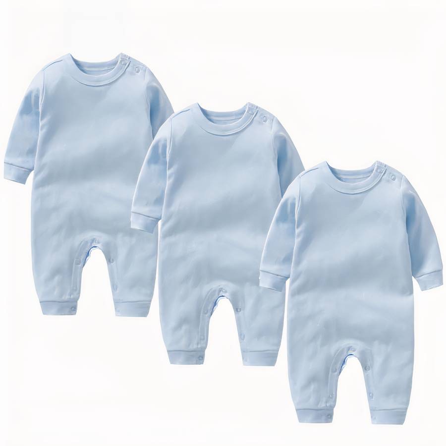 Barboteuse en coton doux à manche longue – Image 4