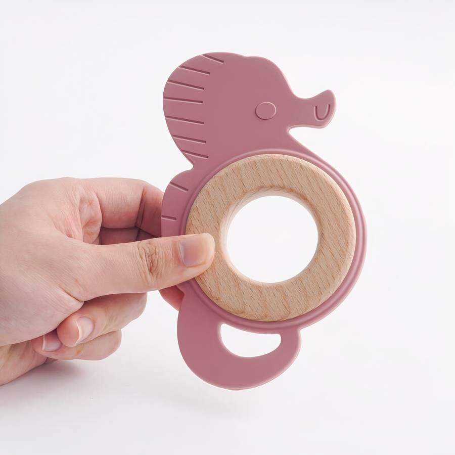 Anneau de dentition en bois pour bébé – Image 5