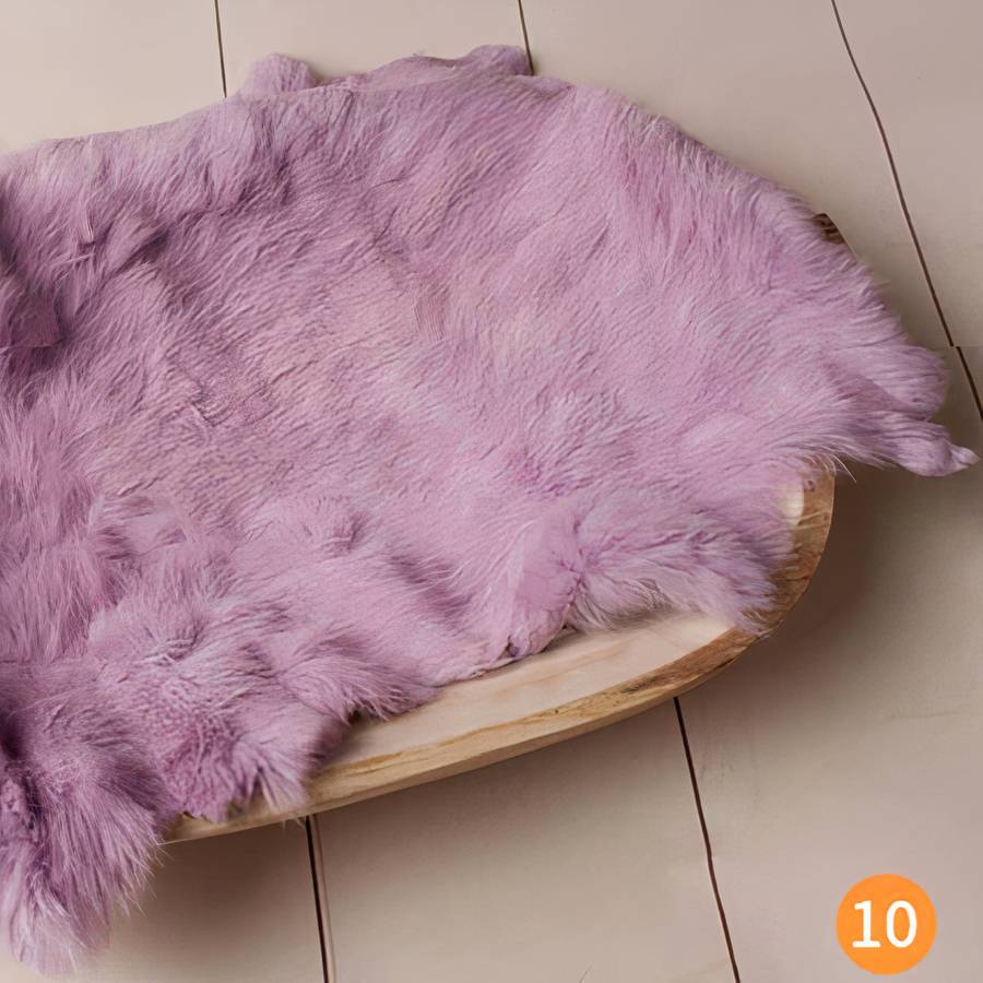 Couvertures en fourrure de lapin pour bébé – Image 9