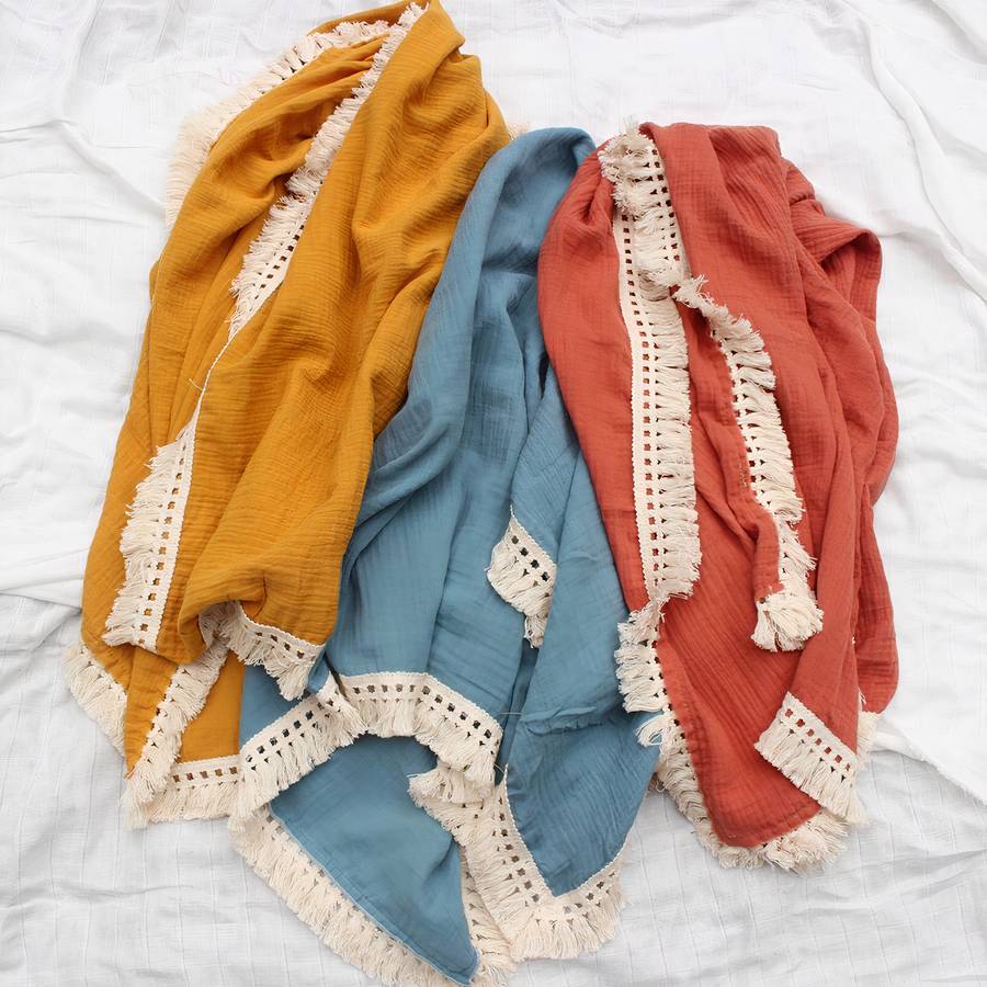Couverture pour bébé en mousseline de coton – Image 6