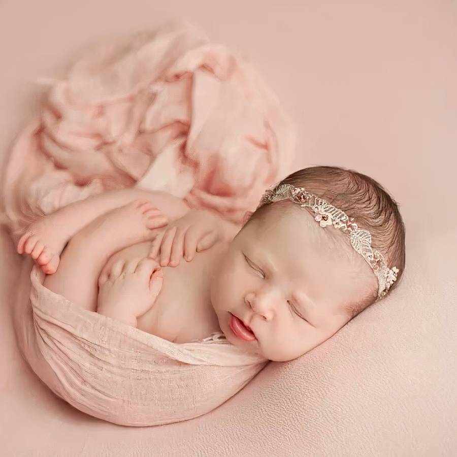 Couverture en coton doux et extensible pour bébé – Image 5