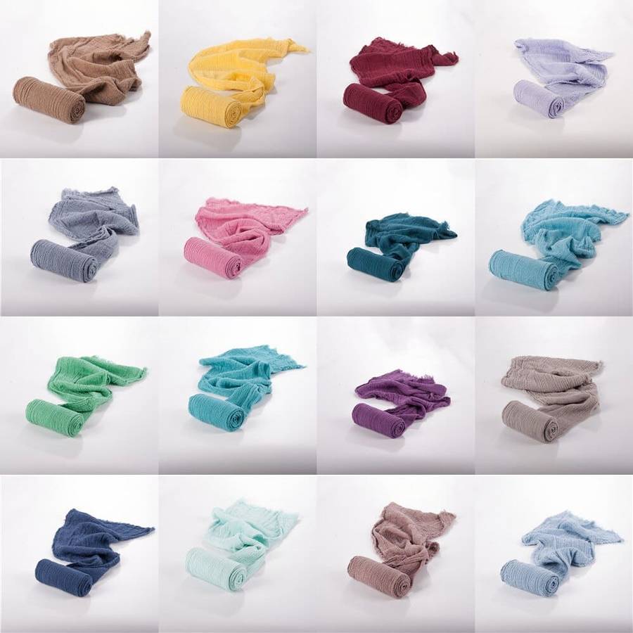 Couverture en coton doux et extensible pour bébé – Image 3