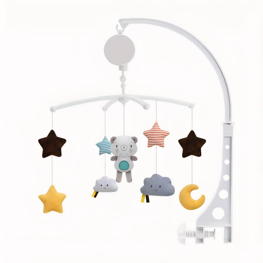 Arche d’activités musicale avec mobile en peluche pour bébé – Image 5