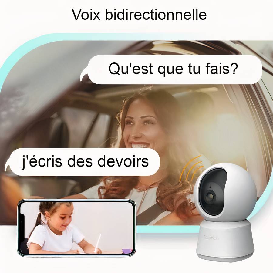 Babyphone avec Caméra intelligente HD 1080p – Image 3