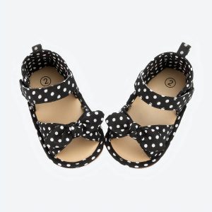 Sandales d’été pour bébés filles avec nœud papillon