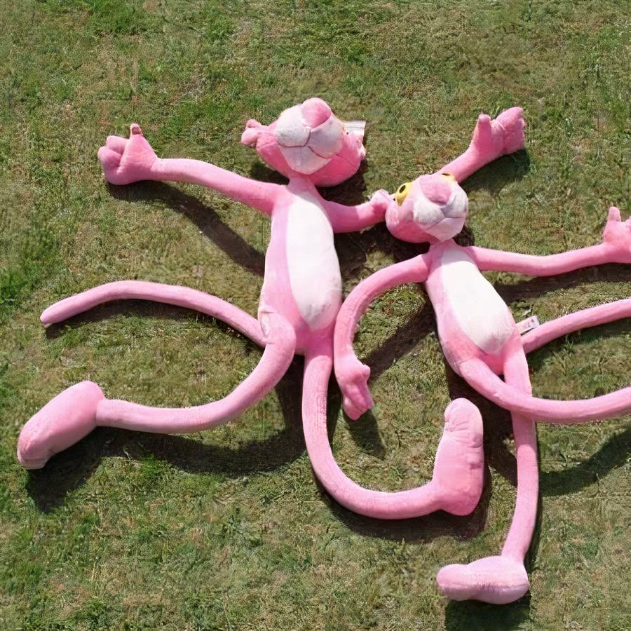 Peluche panthère rose de 38 cm – Image 5