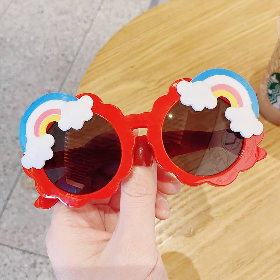 Lunettes de soleil à motif arc-en-ciel pour enfants – Image 4