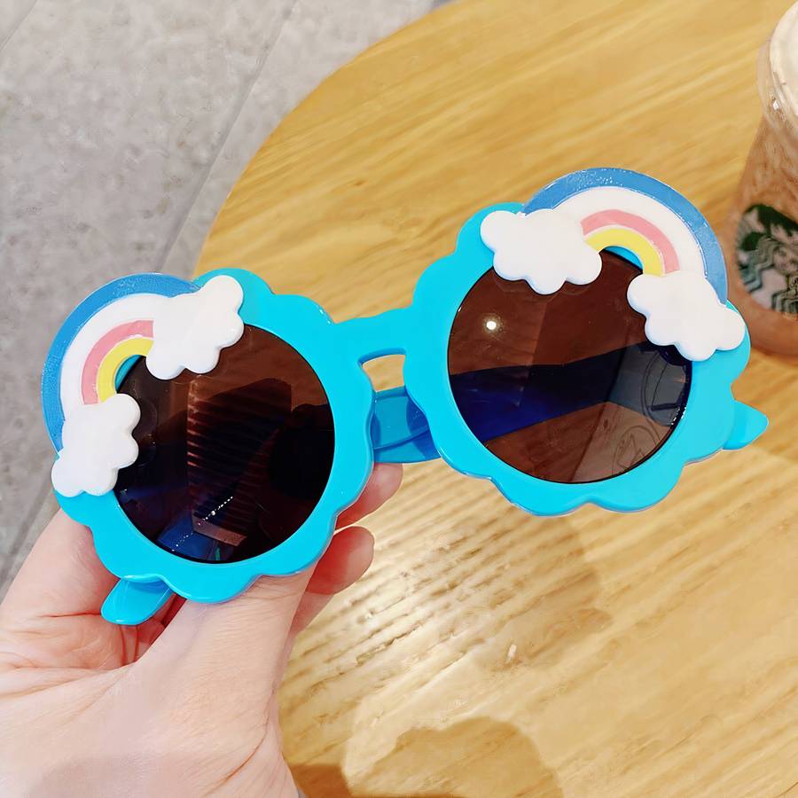 Lunettes de soleil à motif arc-en-ciel pour enfants – Image 3