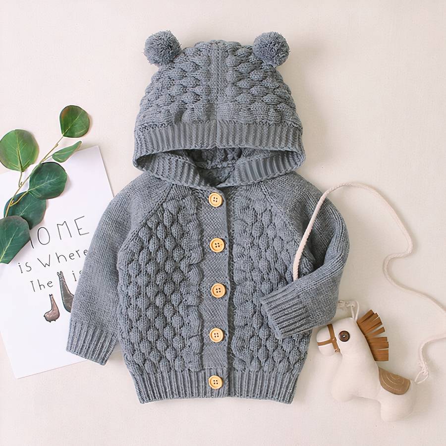 Cardigan d’hiver pour nouveau-né – Image 7