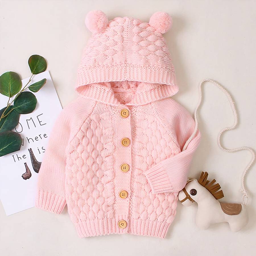 Cardigan d’hiver pour nouveau-né – Image 5