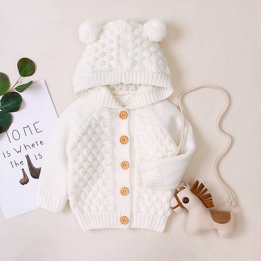 Cardigan d’hiver pour nouveau-né – Image 4