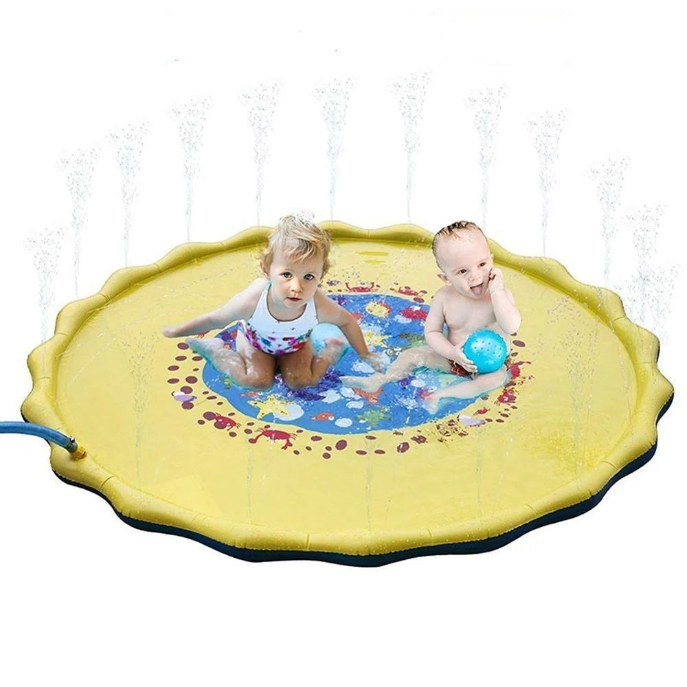 Tapis à Jet D’eau - Tapis de pulvérisation d'eau extérieur gonflable – Image 9