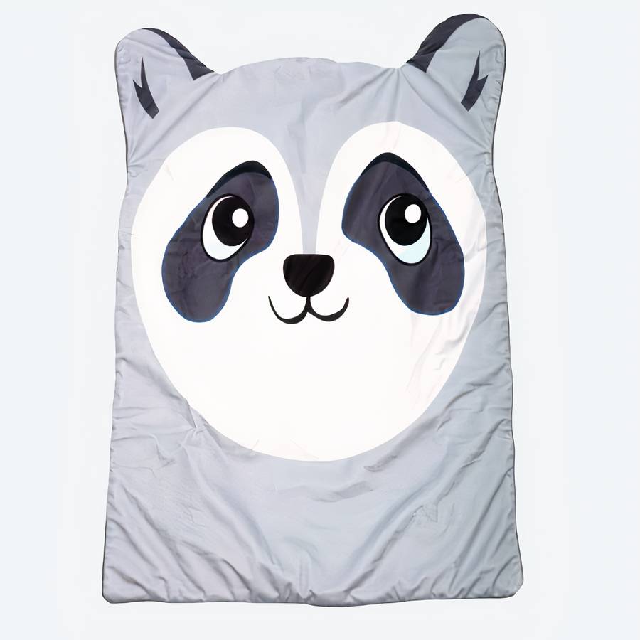 Jolie couverture chaude et douce en forme de raton laveur pour bébé
