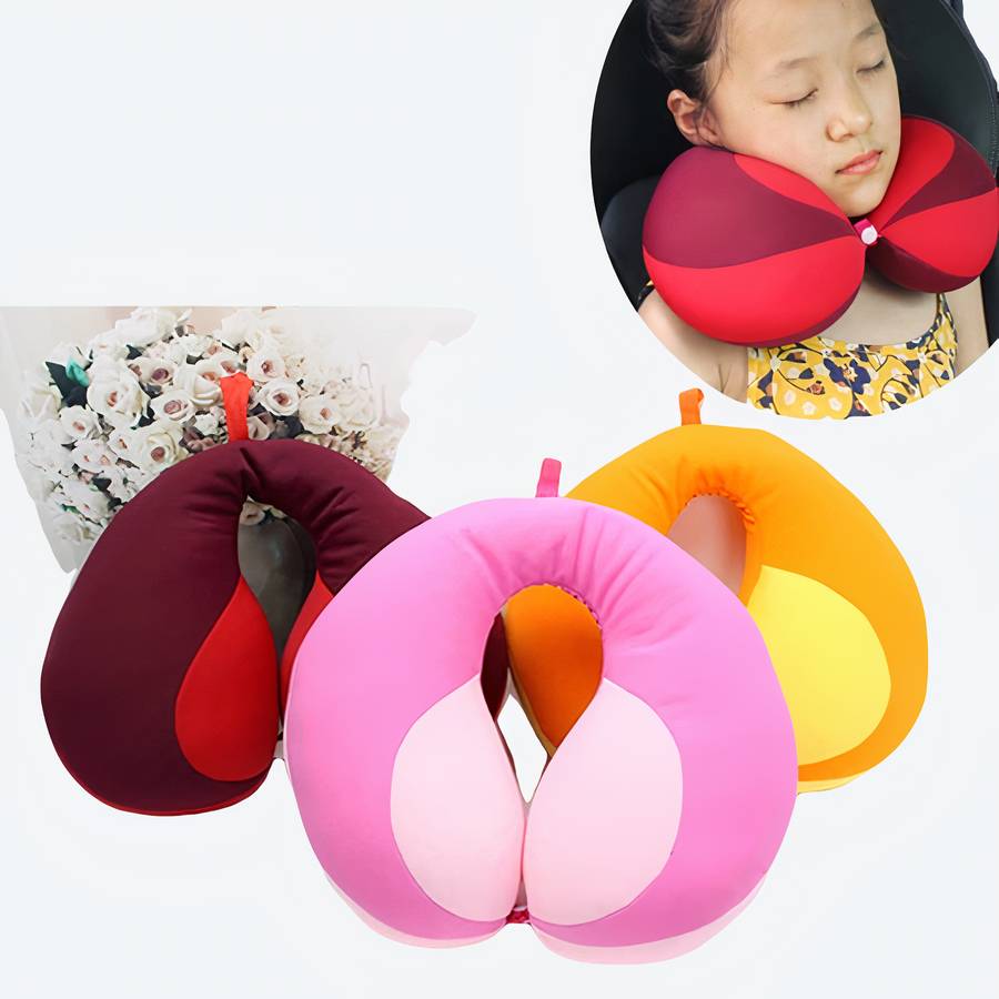 Oreiller de voyage en forme de U pour enfants – Image 2