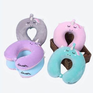 Oreiller licorne en forme de U