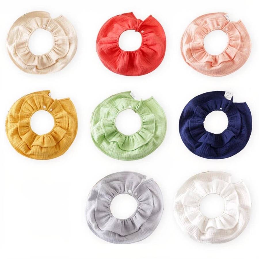 Bavoir pour bébé en gaze de coton doux – Image 3