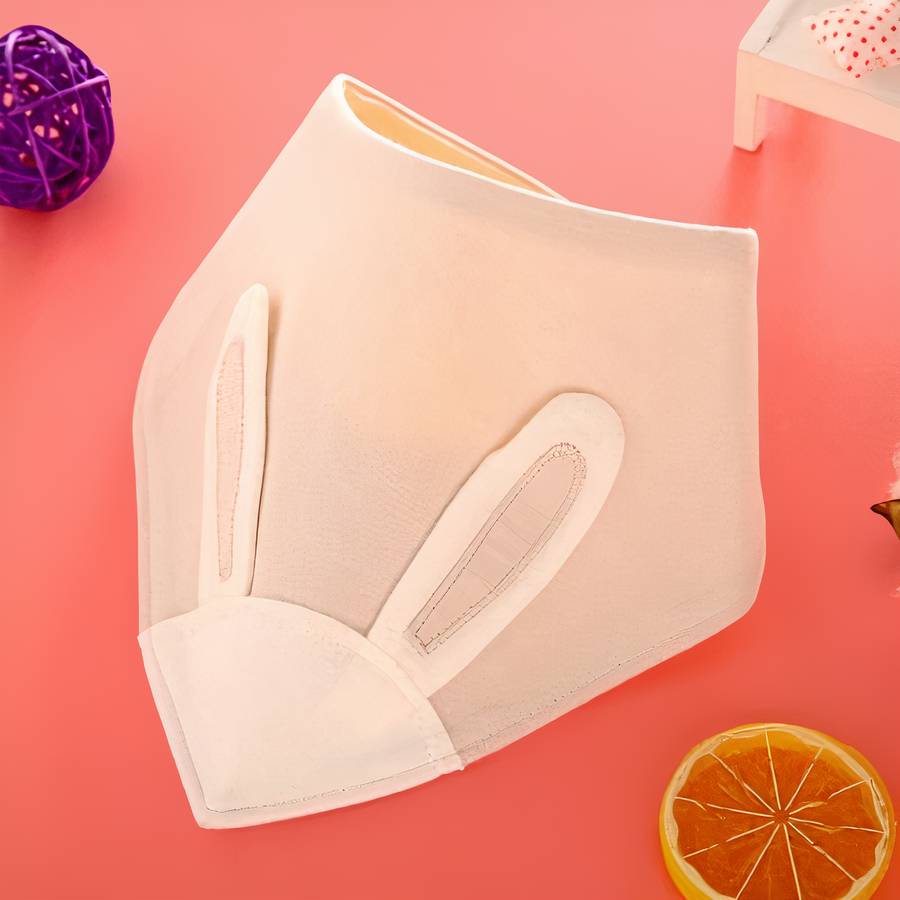 Bavoirs pour bébé en forme de triangle 100% coton – Image 5