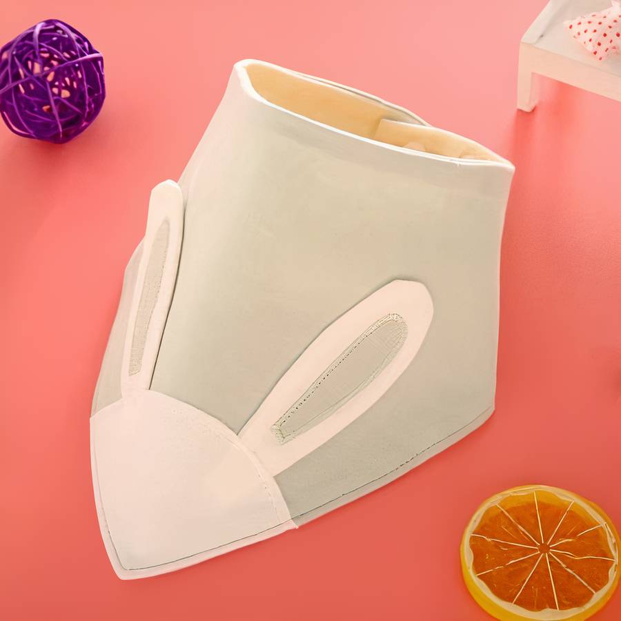 Bavoirs pour bébé en forme de triangle 100% coton – Image 4