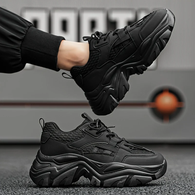 Chaussures épaisses , baskets confortables à semelle souple antidérapante – Image 7