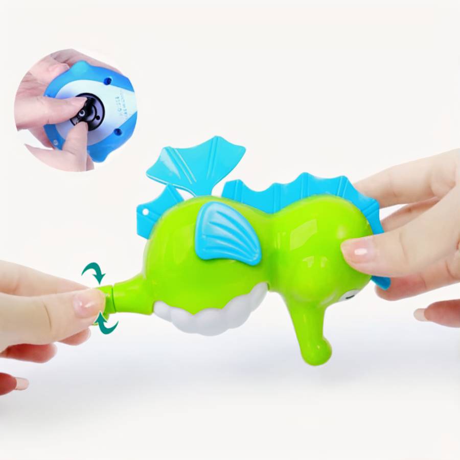 Jouet de bain cheval de mer pour bébé – Image 4