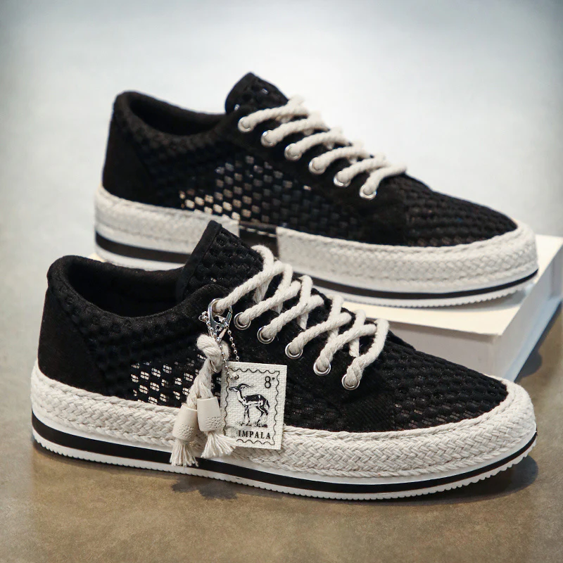 Été Respirant Léger et Mince Type Maille Chaussures Hommes – Image 8