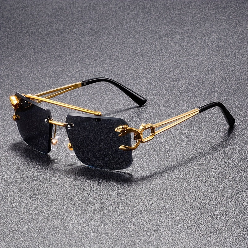 Viola Mag Lunettes pour hommes – 1 ou 2 paires, design guépard, monture carrée – Image 4