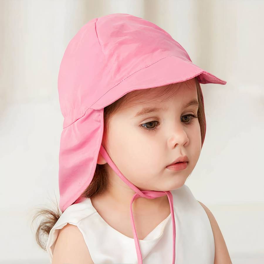 Casquette de bain ajustable pour bébé protection UPF 50+ – Image 3