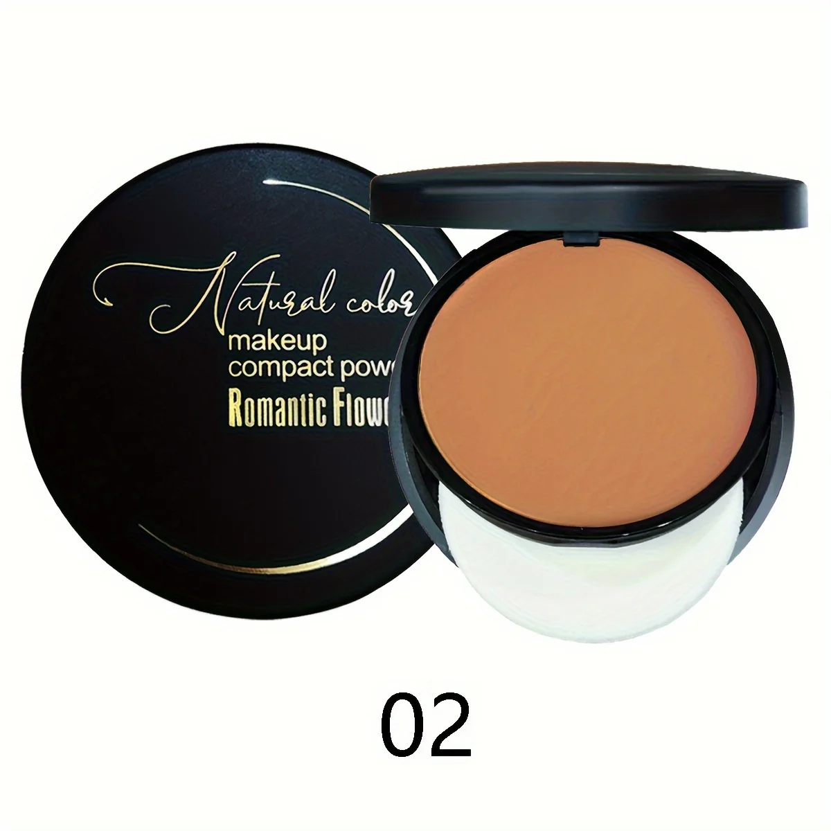 Fond de teint lissant maquillage longue durée poudre naturelle minéraux squalane végétal – Image 4